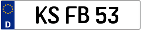 Truck License Plate